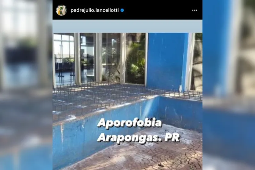  Pe. Júlio Lancellotti repostou vídeo: denúncia 