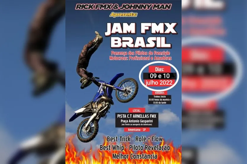 Piloto de Apucarana organiza evento de Freestyle Motocross