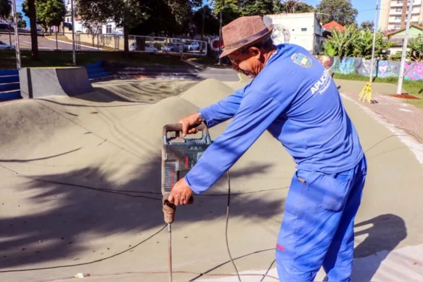 Pista de skate do Lagoão é revitalizada para sediar competição