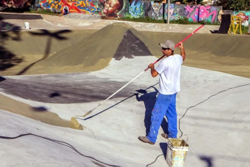 Pista de skate do Lagoão é revitalizada para sediar competição