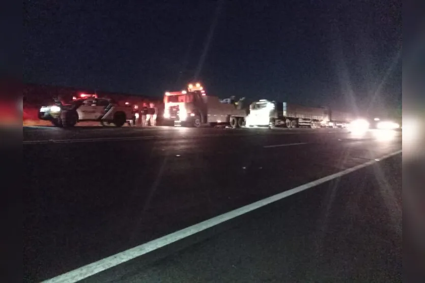  Polícia Rodoviária Estadual foi ao local do acidente 