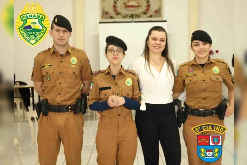 Policiais da 6ª CIPM participam de júri simulado em Ivaiporâ
