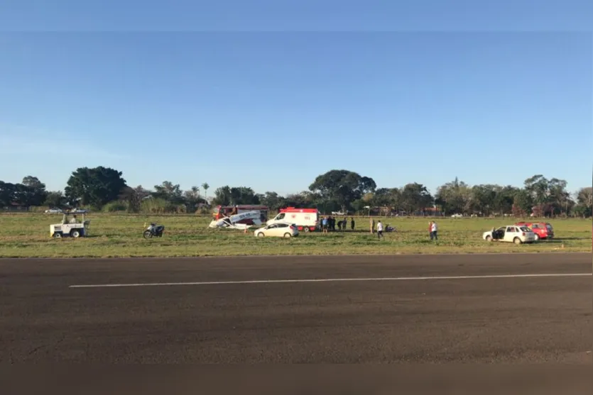 Queda de avião em Arapongas deixa um morto e dois feridos; Vídeo