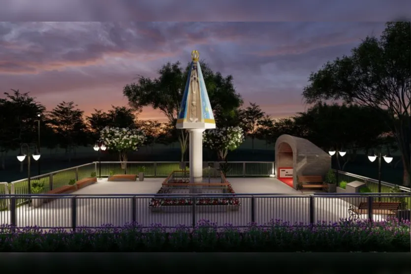  Segundo o prefeito, já foram investidos cerca de R$ 400 mil no santuário 