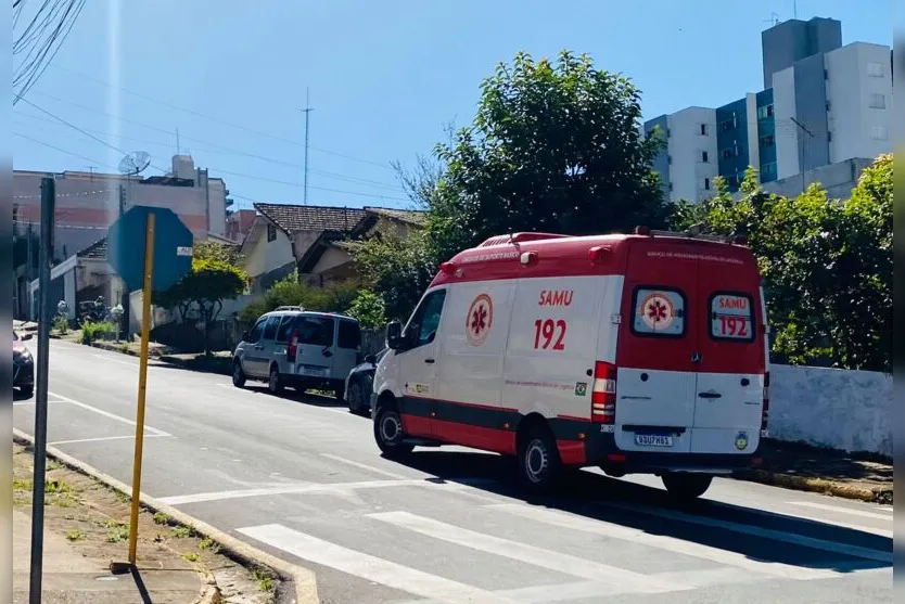  Uma equipe do Serviço de Atendimento Móvel de Urgência (Samu) foi chamada 