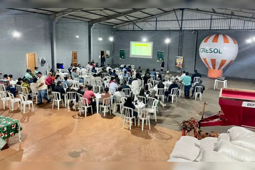  A Cresol Norte Paranaense realizou na noite desta quarta-feira (6), na Associação dos Cafeicultores de Pirapó (Coocapi), o lançamento do Plano Safra 22/23 