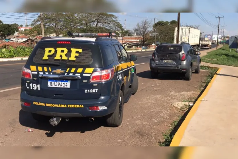  A Polícia Rodoviária Federal (PRF) foi chamada para registrar a ocorrência 