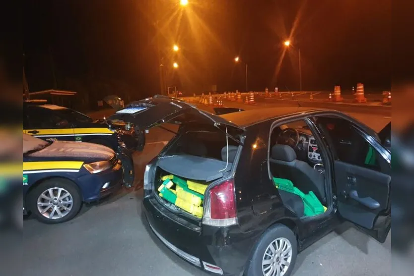  A maior parte da droga foi apreendida no sábado (30), nas cidades de Guaíra e Guarapuava 