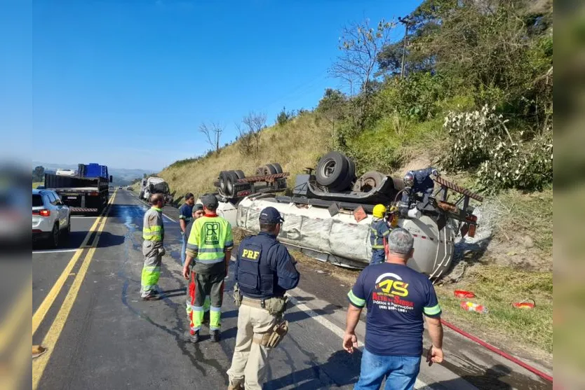  Acidente ocorreu na manhã desta sexta-feira (8) 