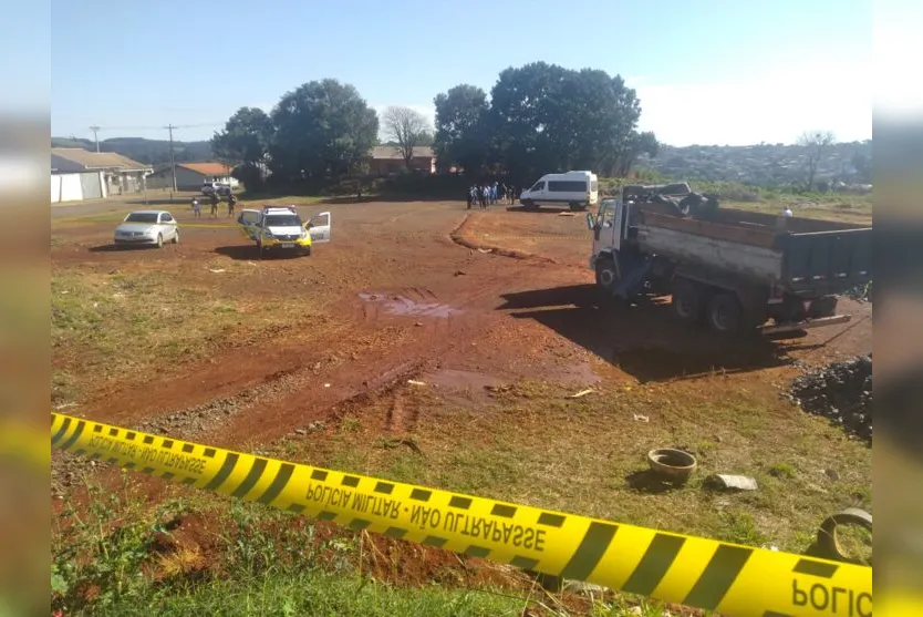  Canteiro de obras onde ocorreu o acidente com o trabalhador de Apucarana 