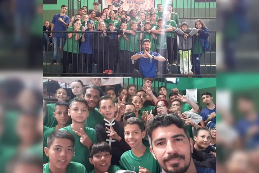  Escola Chen Tai Chi Apucarana  foi a Campo Mourão com 40 alunos 