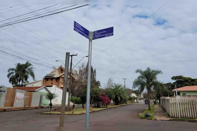 Ivaiporã substitui e implanta placas com os nomes das ruas e avenidas