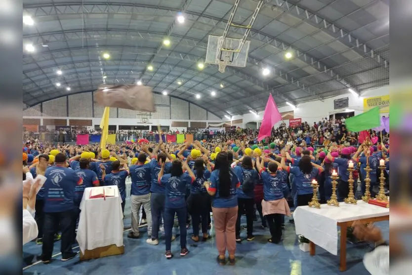  O acampamento foi realizado em um sítio em Ivaiporã e teve início na quinta-feira (7) 