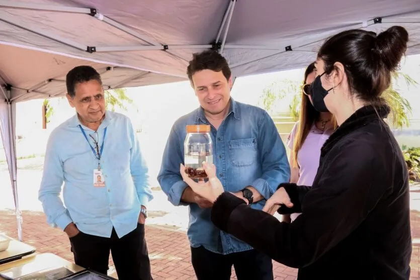  O prefeito Junior da Femac visitou a amostra 