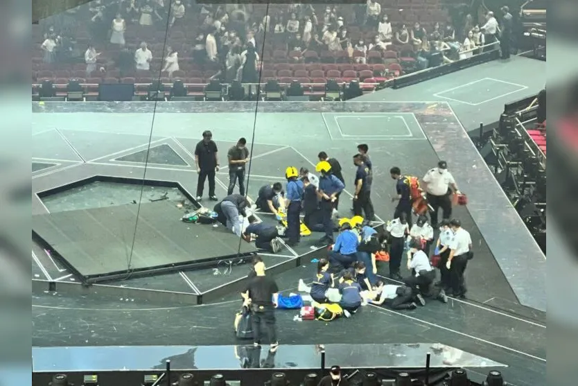  Três integrantes da banda sofreram ferimentos 