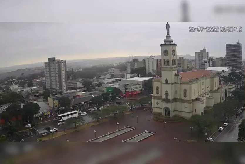  o Simepar chegou a emitir um alerta que informava as mudanças climáticas em todo Paraná 