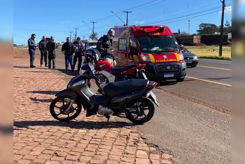 . Ele foi socorrido e levado para a Unidade de Pronto Atendimento (UPA) 