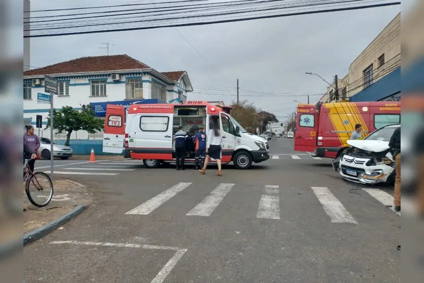  A Polícia Militar (PM) também esteve no local para registrar a ocorrência 