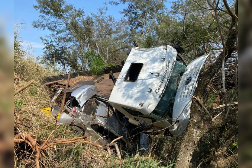  A Polícia Rodoviária Estadual (PRE) também atendeu a ocorrência 