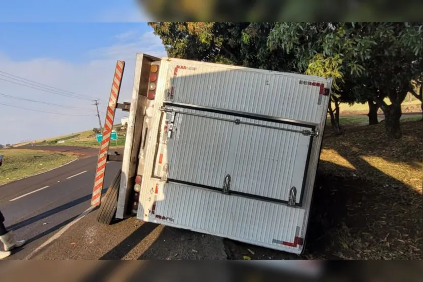 A carga já foi transferida para outro caminhão 
