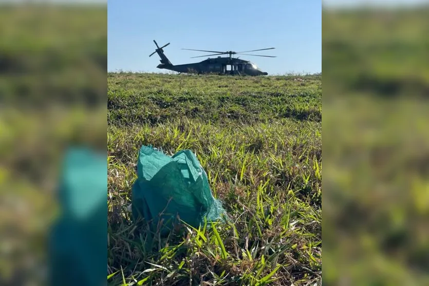  Aeronave suspeita realizou arremessos de cargas em áreas rurais entre as cidades de São Pedro do Paraná e Marilena, no extremo noroeste do Estado 