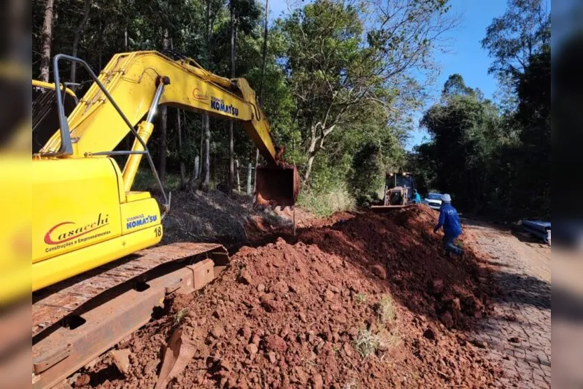 Avançam obras para aumentar a captação de água em Apucarana