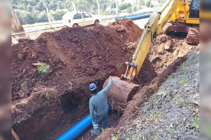 Avançam obras para aumentar a captação de água em Apucarana