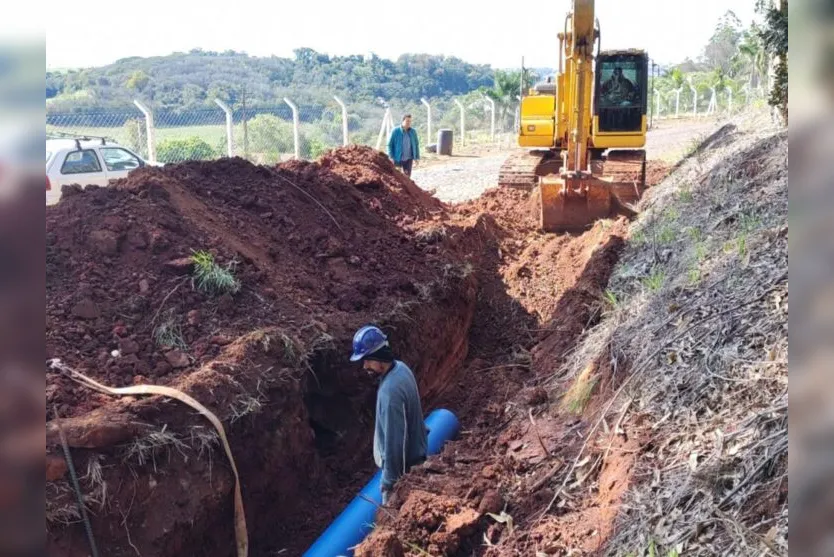 Avançam obras para aumentar a captação de água em Apucarana