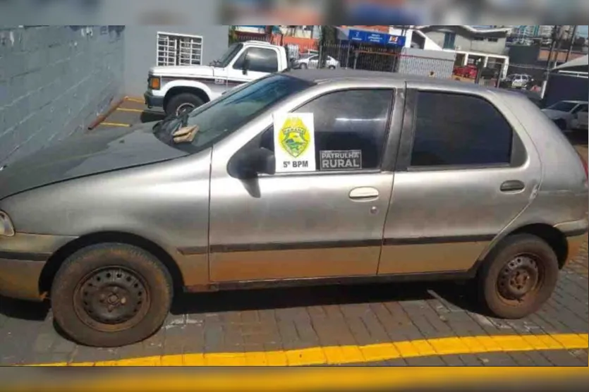 Fiat Palio furtado em Arapuã é recuperado pela PM em Londrina