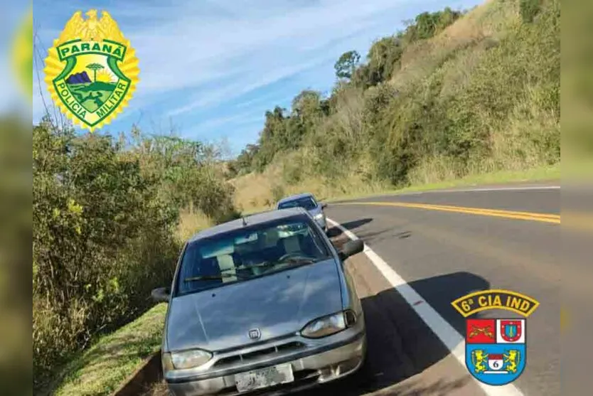 Fiat Palio furtado em Arapuã é recuperado pela PM em Londrina