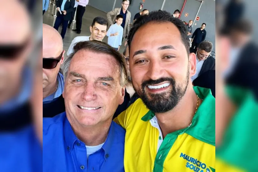  Maurício Souza é filiado ao PL, mesmo partido do presidente Jair Bolsonaro 