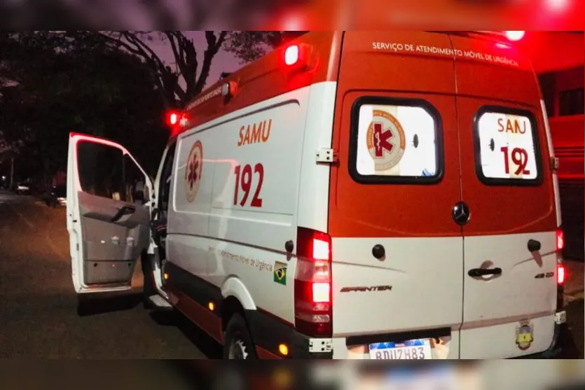  O Sistema de Atendimento Móvel de Urgência (Samu) foi chamado para atender a vítima 