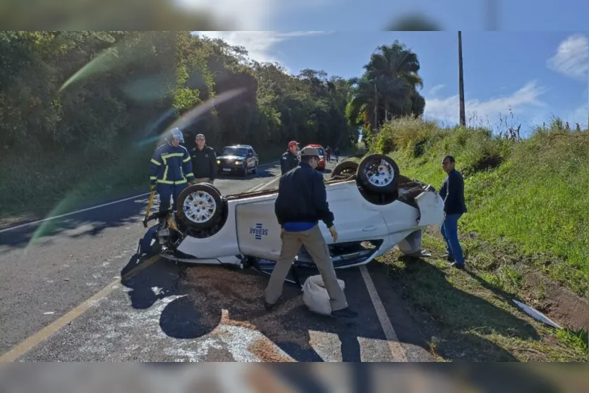  O acidente ocorreu por volta das 15 horas, a aproximadamente 8 km de Borrazópolis 