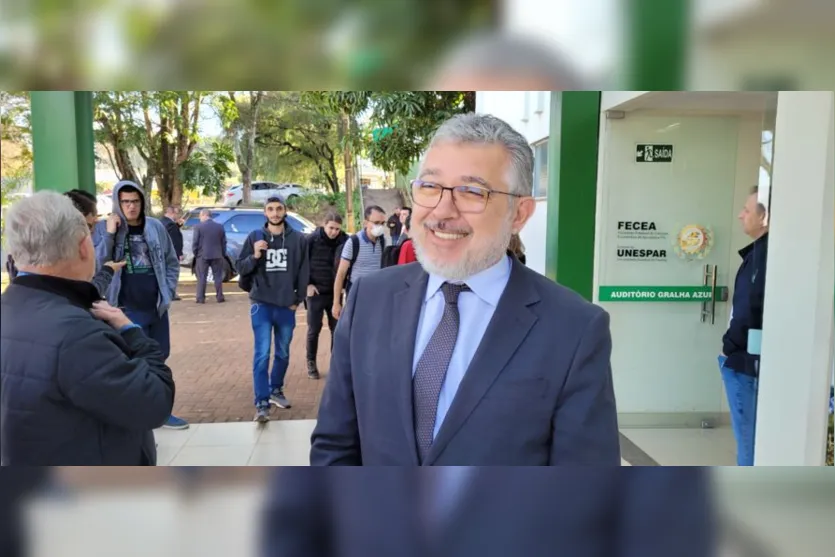  O desembargador presidente do TRE/PR, Wellington Emanuel Coimbra de Moura 