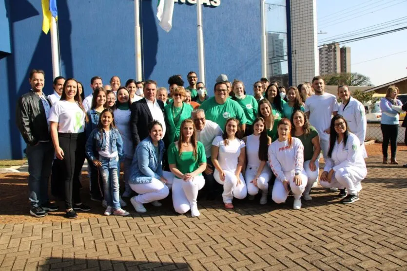  O lançamento oficial da campanha Setembro Verde reuniu diversos profissionais da saúde 