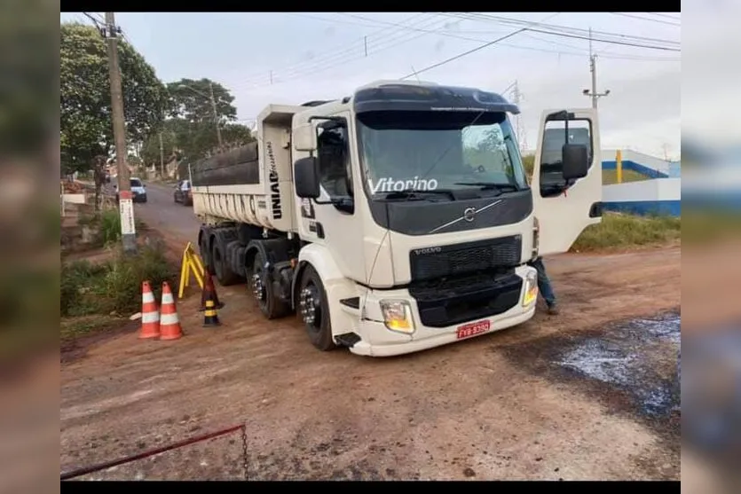  Os criminosos ainda arrombaram o cofre da empresa 