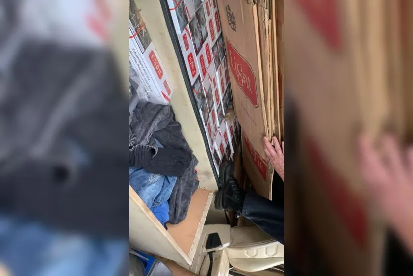 PF prende homem com 300 mil maços de cigarro no Paraná