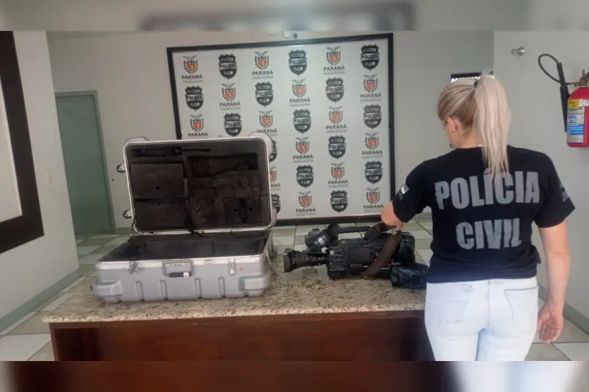 Polícia Civil de Apucarana recupera câmera de vídeo e carro furtados