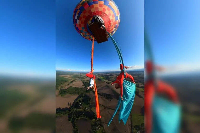 Rio Branco do Ivaí sedia evento com balonismo e apresentações aéreas