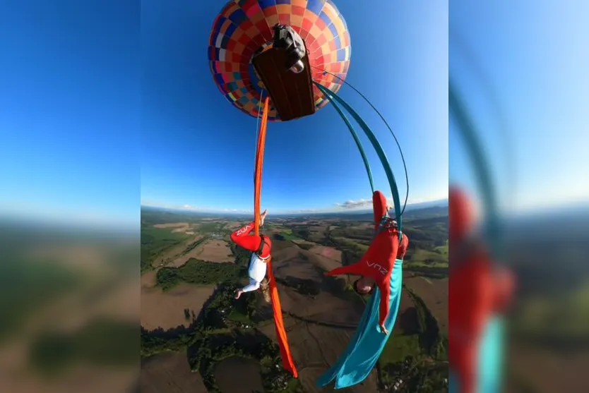 Rio Branco do Ivaí sedia evento com balonismo e apresentações aéreas
