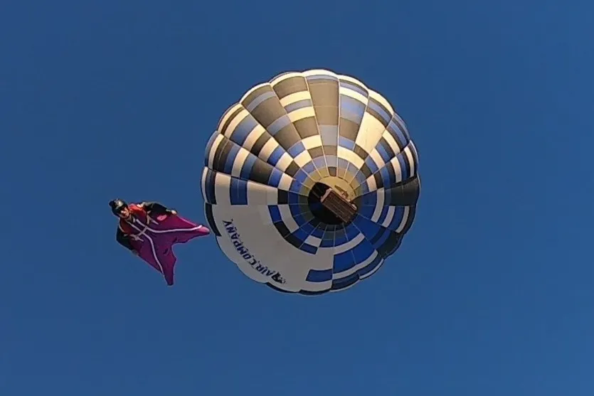 Rio Branco do Ivaí sedia evento com balonismo e apresentações aéreas