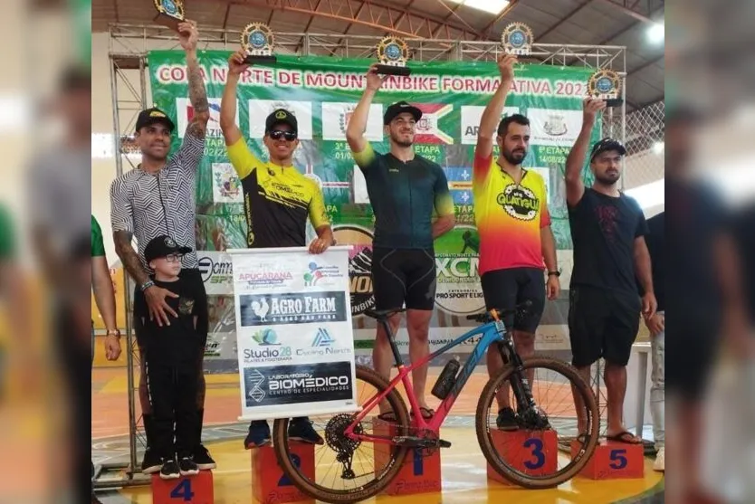  Seis ciclistas de Apucarana se destacaram na prova 