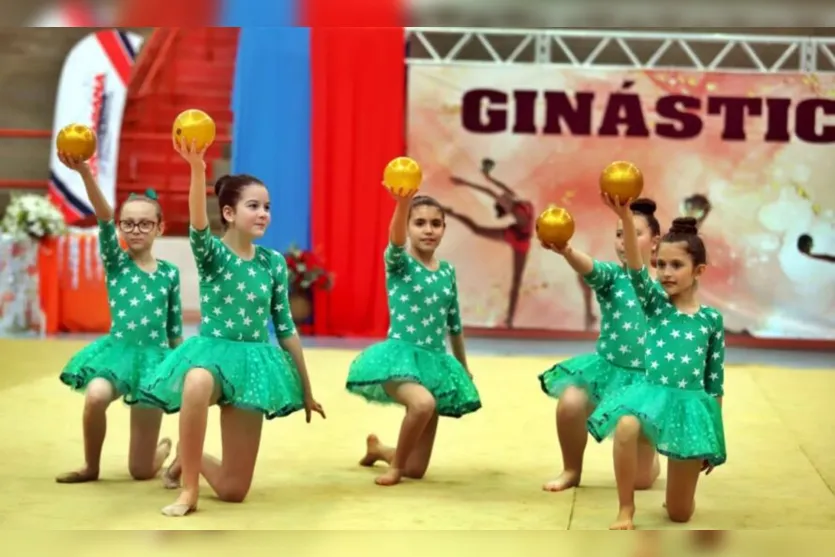  A escolinha de ginástica no Complexo Esportivo Lagoão funciona com mais de 200 atletas 