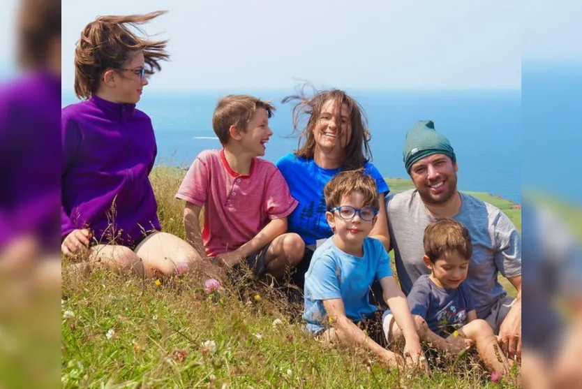  A família programou a viagem em 2020, mas a pandemia fez com que adiassem o plano 