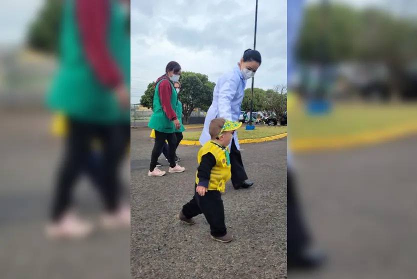 Alunos da Apae de Apucarana protagonizam desfile cívico; assista
