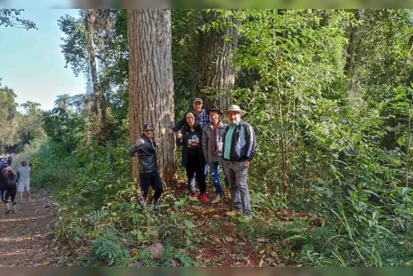 Apesar do frio, caminhada na natureza em Jardim Alegre é sucesso