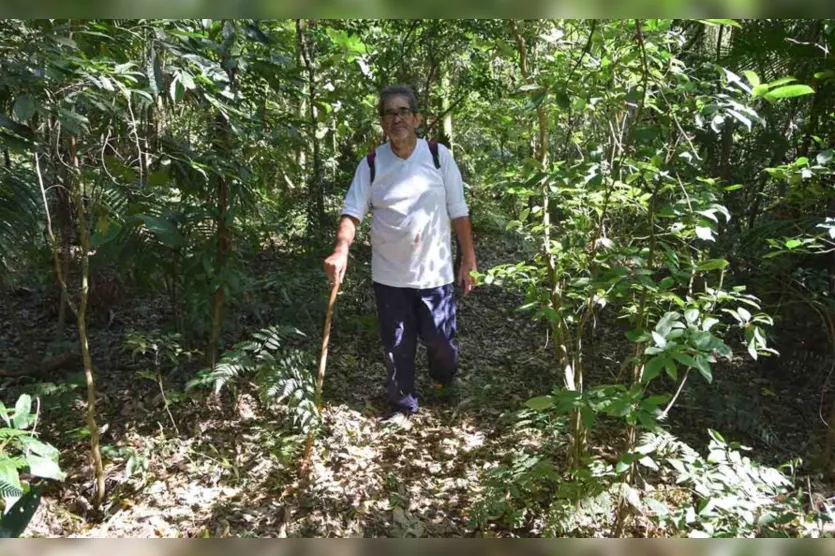 Apesar do frio, caminhada na natureza em Jardim Alegre é sucesso