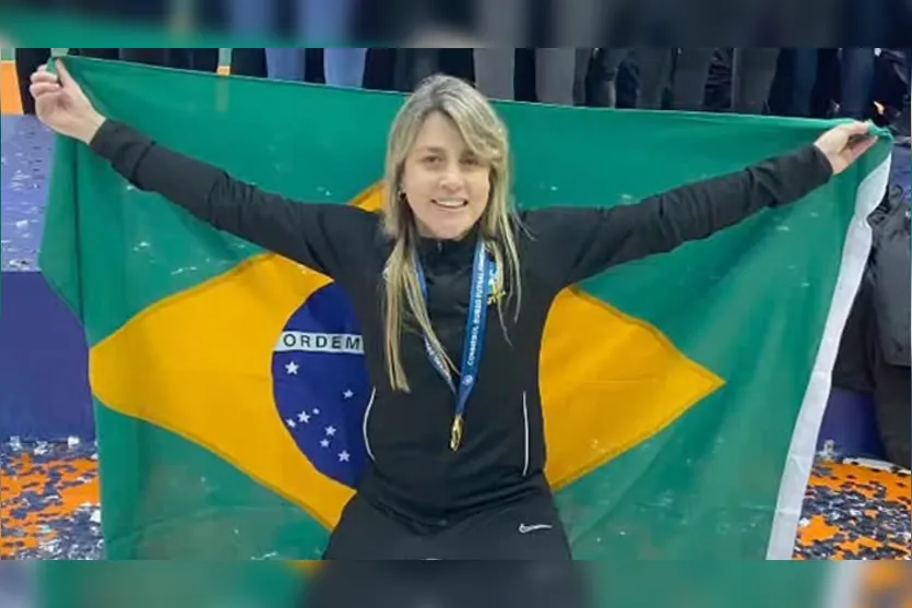  Apucaranense Jayne Borim foi preparadora física da seleção brasileira 