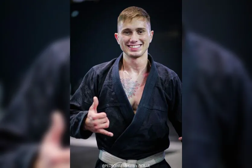  Atleta apucaranense Pedro Henrique Zap Zielinski, de 23 anos, conseguiu o vice campeonato 