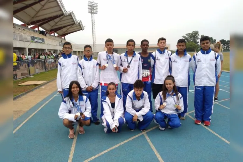 Equipe de Apucarana é destaque no Paranaense Sub-16 de Atletismo